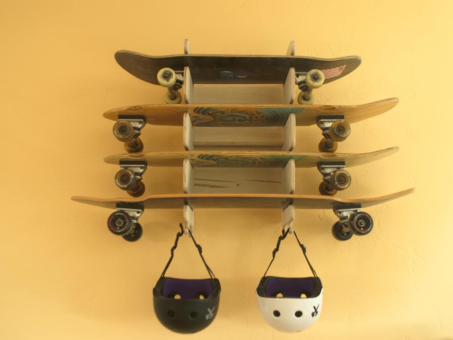 6 Easy Steps How to make a Skateboard Rack
